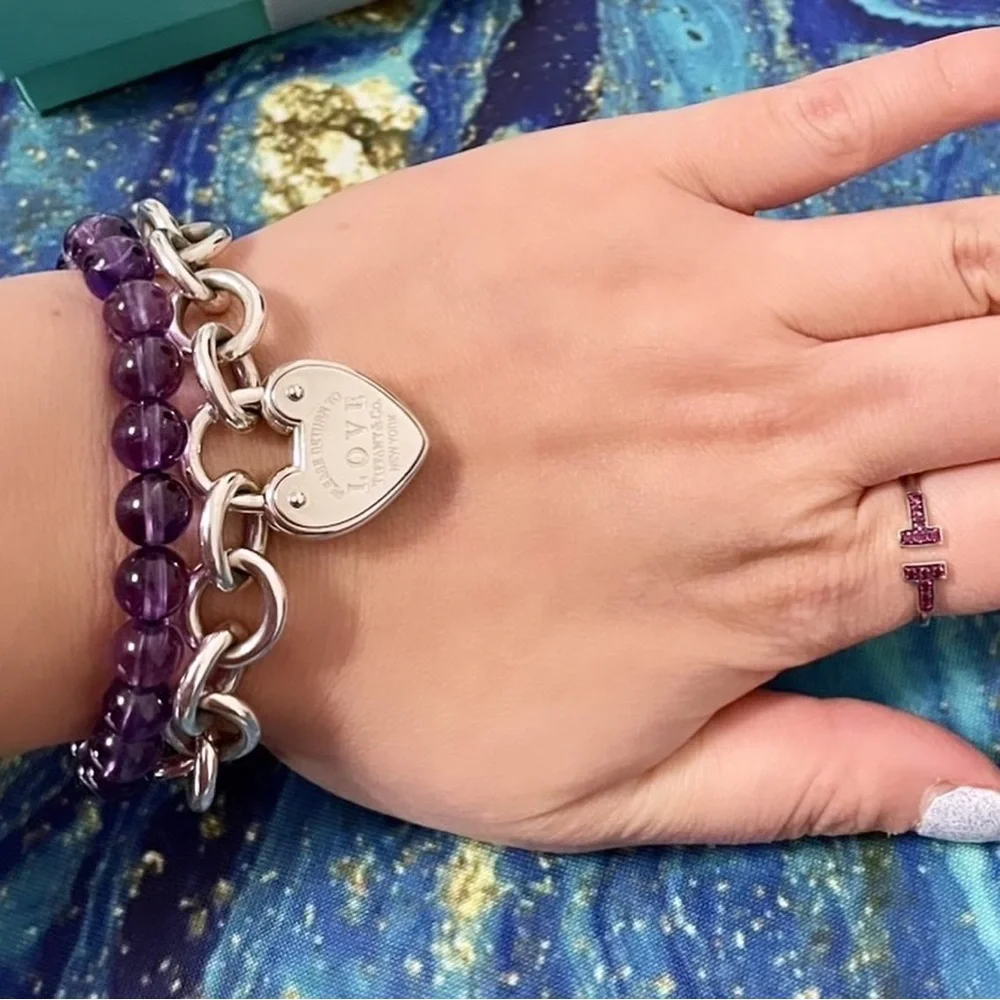 Tiffany Return To Love Lock XL link bracelet - Picture 8 of 8